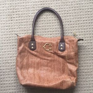 Brown Straw Tote